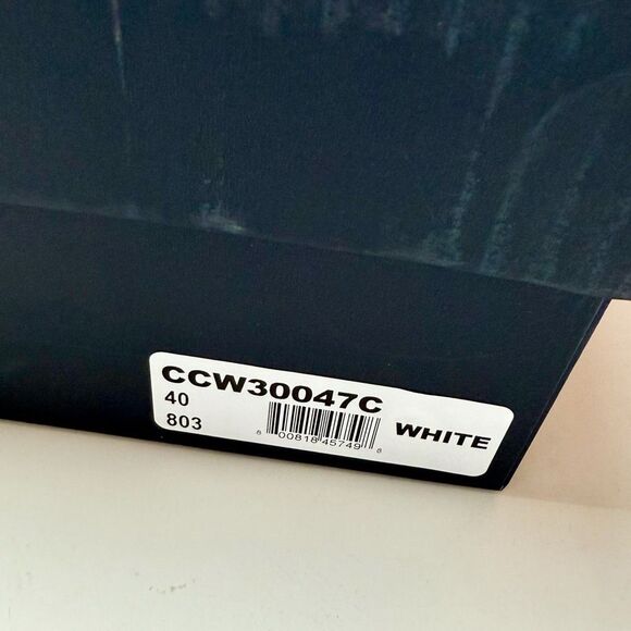 NWT Roberto Cavalli “Cavalli Class” logo hardware white low top sneaker  Size 40 - Picture 14 of 15